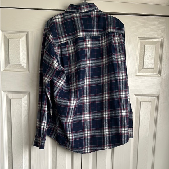 Weatherproof Navy Plaid Men's Shirt - Picture 3 of 3